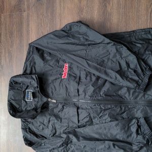 Holloway Men's size XL Black Twizzlers embroidery windbreaker Jacket